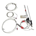 Lot Of 4 Industrial Temperature Probes Sensors Thermocouple Rtd Stainless Leads. Fixed Price $89.95.