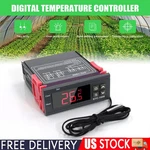 10A 110V Digital Temperature Controller Sensor Thermostat Relay Us. Fixed Price $17.49.