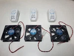 Lot Of Pfannenberg Flz 530 Thermostats + OD8025-12HB 80MM 12V Fans. Fixed Price $50.00.
