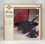 West Bend 12" Electric Stir Fry Pan Temperature Control Wood Handle Vtg In Box. Fixed Price $29.66.