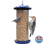 Nature's Way Natures Cobalt Metal Mesh Mixed Seed And Peanut Bird Feeder. Fixed Price $41.45.