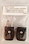 HO21-J Female Connector And HO20-J Solid Pin Plug Type Thermocouple PKG-2. Fixed Price $10.85.