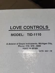 Love TID-1110 Digital Panel Meter,temperature 2HME8. Fixed Price $57.00.