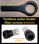The Original Rinnai Wrench Tankless Heater Filter Screen H98-510-S / H98510S. Fixed Price $7.95.