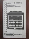 Omega CN2011 & CN2012 Programmable Temperature Controllers Operator's Manual. Fixed Price $19.99.