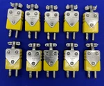 Nanmac K-type High Temp W/ Strain Relief Male Plug Thermocouple Connector Qty 10. Fixed Price $15.00.