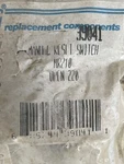 New Mars 39041 Manual Reset Lomit Switch Open On Temp Rise MR-210 220F. Fixed Price $12.95.
