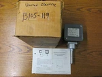 New Nos United Electric B105-119 Temperature Switch 15 Amps 480 Volts A/c. Fixed Price $59.00.
