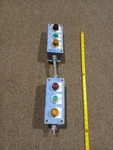 Vintage Industrial Electric Robot Push Button Control Box. Fixed Price $250.00.