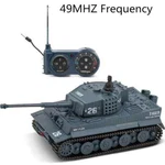 Rc Micro Tank Mini King Tiger W/ Engine Sounds Gray 49MHZ. Fixed Price $18.04.