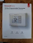 Honeywell Home T2 Non- Programmable Thermostat Room And Set Temperature Display. Fixed Price $40.00.