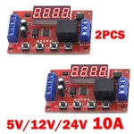 5/12/24V 10A Adjustable Delay Relay Module Led Digital Timer Control Switch. Fixed Price $12.25.