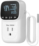 Digital Temperature Controller, Dual-control Thermostat With Timer Function. Fixed Price $20.99.