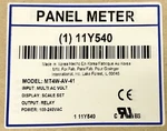 Autonics Model MT4W Av 41 Multi: Volt Panel Meter 100-240 Vac 11Y540. Fixed Price $135.00.