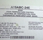 Johnson Controls A19ABC-24E Temperature Control, Nib!!. Fixed Price $82.99.