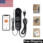 Dual-stage Bluetooth 1200W Thermostat With Waterproof Probe For Precise Control. Fixed Price $73.79.