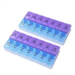 2PCS Weekly Pill Box Organizer Twice Day 7 Ampm Medicine Case. Fixed Price $99.99.