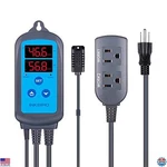 Inkbird Digital Wi-fi Humidity Controller IHC-200 Dual Outlet Pre-wired Premium. Fixed Price $101.86.