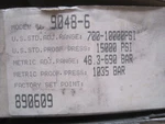 New Barksdale CD1H-H18SS Pressure Switch. Fixed Price $225.00.