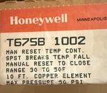 Honeywell T675B-1002 / T675B1002 (new In Box). Fixed Price $99.95.