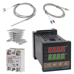 110-240VAC Pid REX-C100 Temperature Controller SSR-40A Thermocouple Heat Sink Us. Fixed Price $25.97.