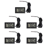 5 Pcs Digital Lcd Thermometer With Probe For Fridge And Water Temperature. Fixed Price $16.61.