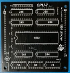 Midway Burger Time CPU-7 Reproduction Pcb (blank Board). Fixed Price $55.00.