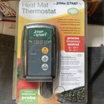 Jump Start Heat Mat Thermostat Digital Probe Brand New 120 V Reptiles. Fixed Price $17.00.