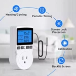 Digital Thermostat Outlet Plug Temperature Controller Heating Cooling With Probe. Fixed Price $14.98.
