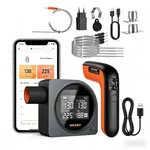 Inkbird Bbq Smoker Temperature Controller 5-PROBE Rechargeable Infrared Gun Oven. Fixed Price $98.59.