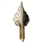 1970S Mid-century Modern Murano Glass Leaf Wall Sconce By Franco Luce. Fixed Price $932.72.