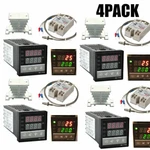 4PACK Digital 110V Pid REX-C100 Temperature Controller + MAX.40A Ssr Usa New. Fixed Price $79.99.