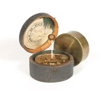 1850'S Brass Box Sextant Sold By Henry Duren, Burling Slip Ny * Cased & Labeled. Fixed Price $1000.00.