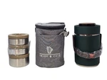 67OZ Stainless Steel Thermo For Hot Food+stackables Bento Box+bag Green. Fixed Price $42.99.