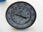 Tel-tru 5" Thermometer Fahrenheit To 200 & Celsius 10 90 (JMS1). Fixed Price $34.49.