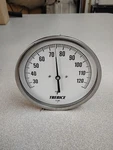 Trerice Adjustable Angle Bimetal Thermometer 52-2898, 5" Dial, 25-125F B8561203. Fixed Price $65.00.