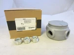 Appleton GRJS75 3/4" Explosion Proof Mall Iron Conduit Outlet Box. Fixed Price $62.00.