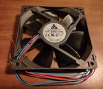 2EA New Better Quality Fan 120MM 12VDC 3WIRE Delta WFB1212H Brushless 25MM Thck. Fixed Price $11.98.