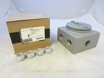 Appleton GRSS75 3/4" Explosion Proof Junction Box Hubs Plugs *same Day Ship. Fixed Price $110.00.