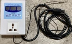 Geekteches TMC-1000 Digital Thermostat, Push Button, Wall-mounted, White, Probe. Fixed Price $19.99.