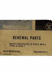 New Westinghouse 373B331G08 Contact Kit Pole Type Size. Fixed Price $90.00.