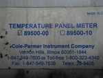Cole-parmer 89500-00 Temperature Panel Meter. Fixed Price $188.72.