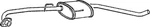 Exhaust Centre Middle Silencer For Vauxhall Omega GGM170 Oem Quality. Fixed Price $153.58.