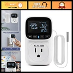 Digital Temperature Controller Thermostat Plug -40 To 210 F, 15A, Lcd Display,. Fixed Price $34.19.