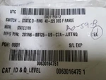 S-o-r Temperature Switch 4-225 Deg F 201N6-BB125-U9-C7A-JJTTNQ Unmp. Fixed Price $220.00.