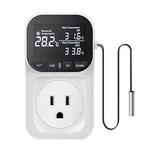 Digital Temperature Controller 16A Power Thermostat Outlet For Heating Cooling. Fixed Price $18.08.