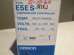 Omron E5ES-R1KJ Module 100-240V-AC Temperature Controller (new). Fixed Price $235.00.