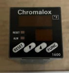 Chromalox Digital Temperature Controller Din 1600-11050 High-low Limiter. Fixed Price $400.00.