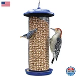 Nature's Way Natures Cobalt Metal Mesh Mixed Seed And Peanut Bird Feeder. Fixed Price $45.08.