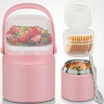 14OZ Soup Thermo With Snack Box Leak Proof Insulated Stainless Steel. Fixed Price $33.05.